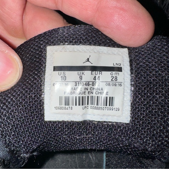 Jordan Dub Zero Oreo size 10 - Picture 5 of 5